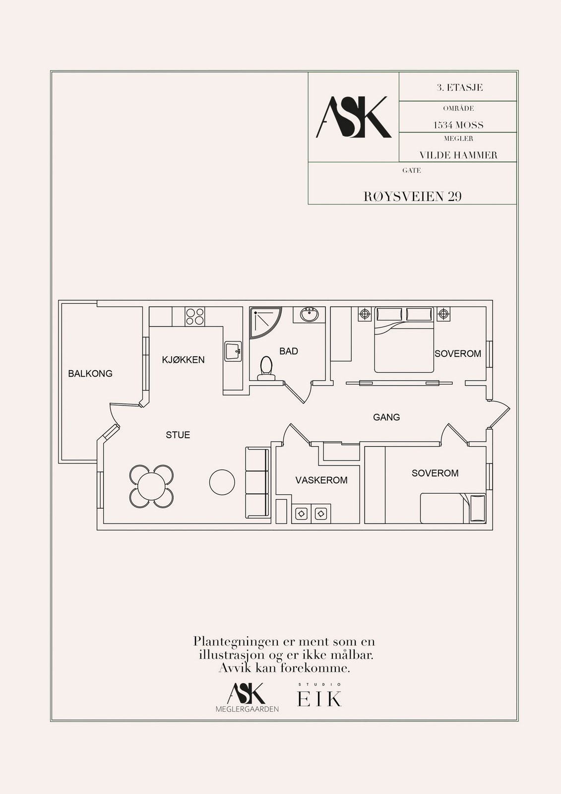 Plantegning Galleribilde