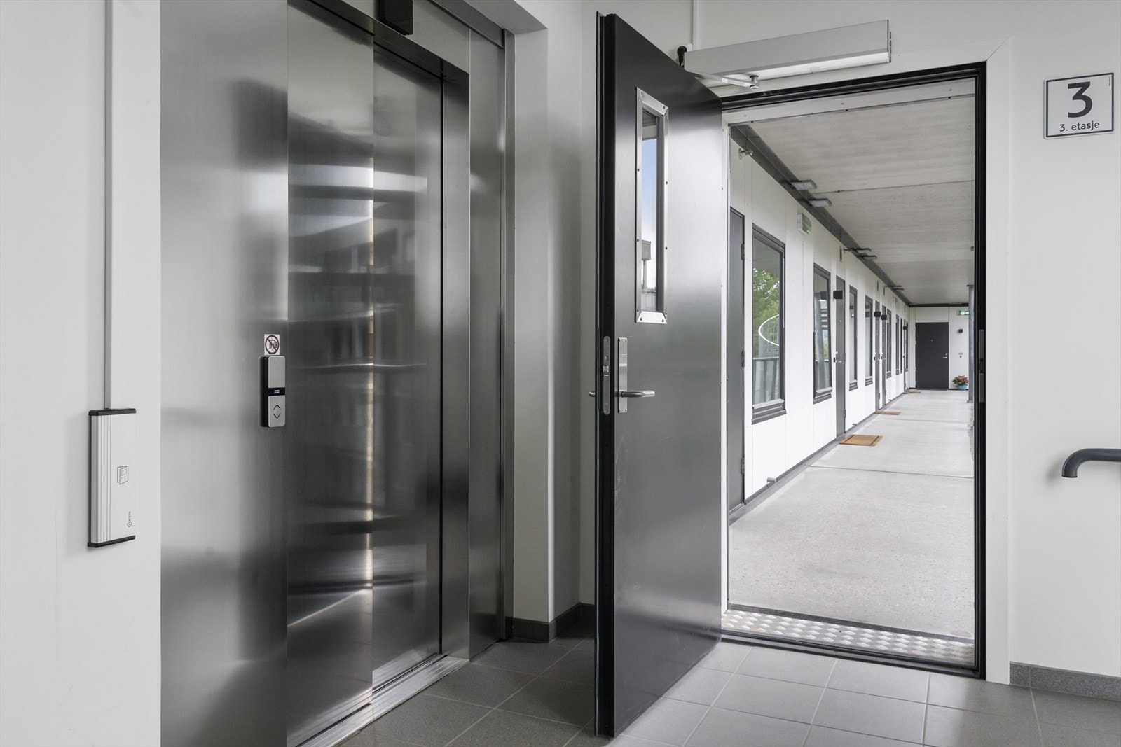 Bygget har tilgang på heis. Galleribilde