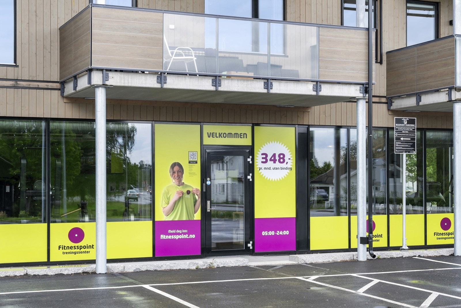 Treningsstudio i første etasje. Galleribilde