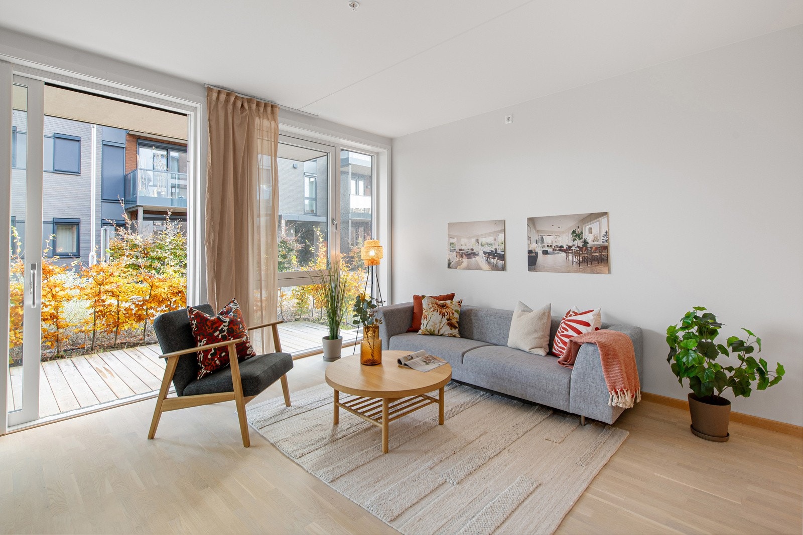 Romslig stue Galleribilde