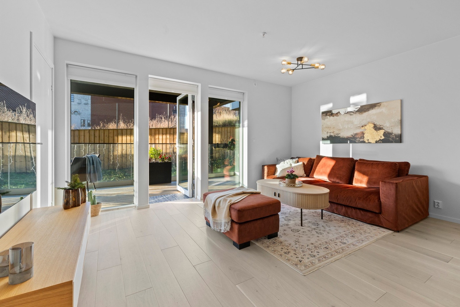 En strøken 2-roms fra 2023 med herlig balkong. Galleribilde