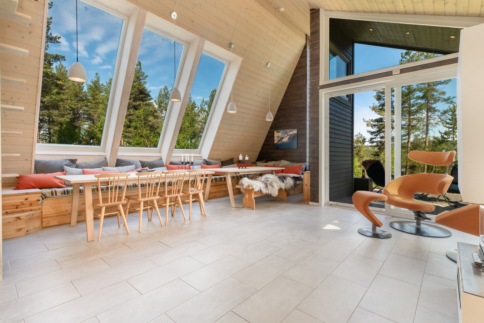 Fargene er satt av interiørarkitekt Galleribilde