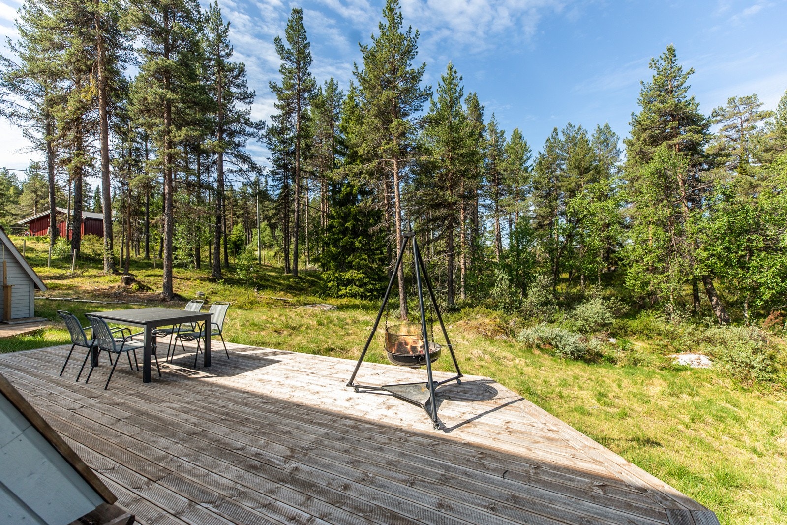 Flott uteområde, her er middagsplassen. Galleribilde