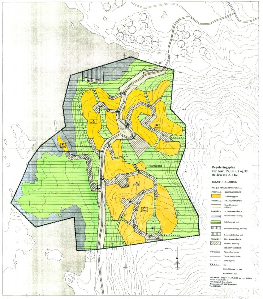 Plankart samlet Galleribilde