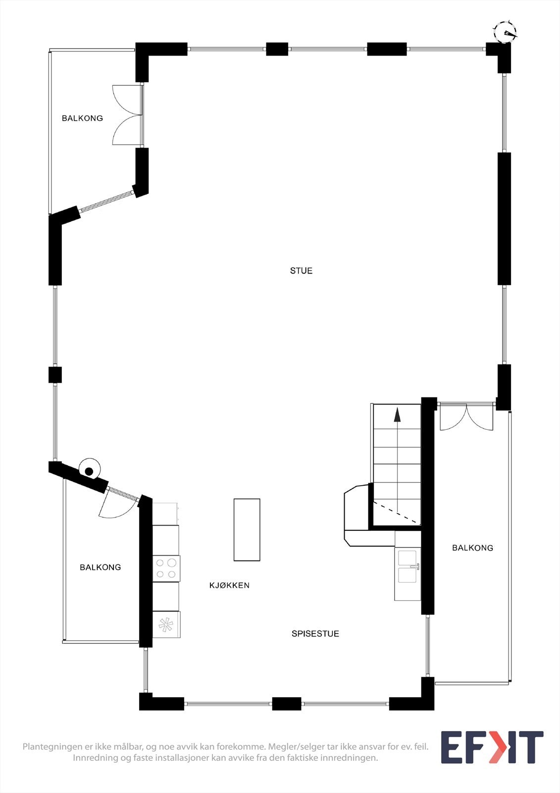 Plantegning 2. etg. Galleribilde