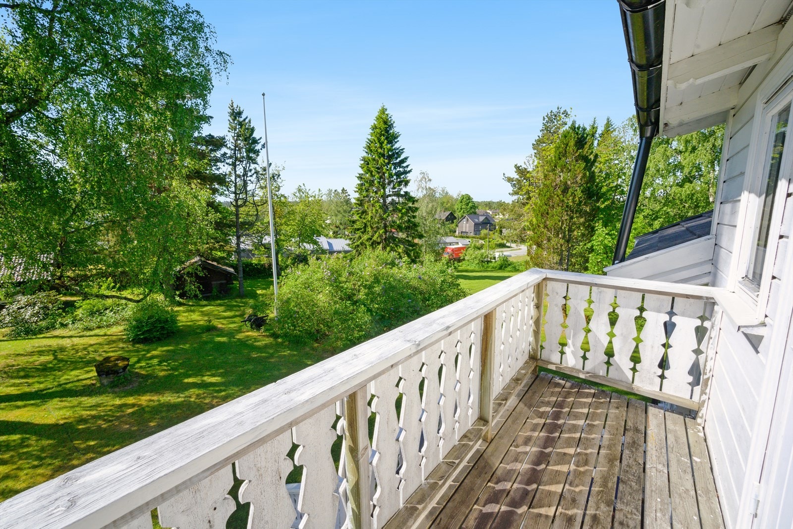 Balkong i 2. etasje. Galleribilde