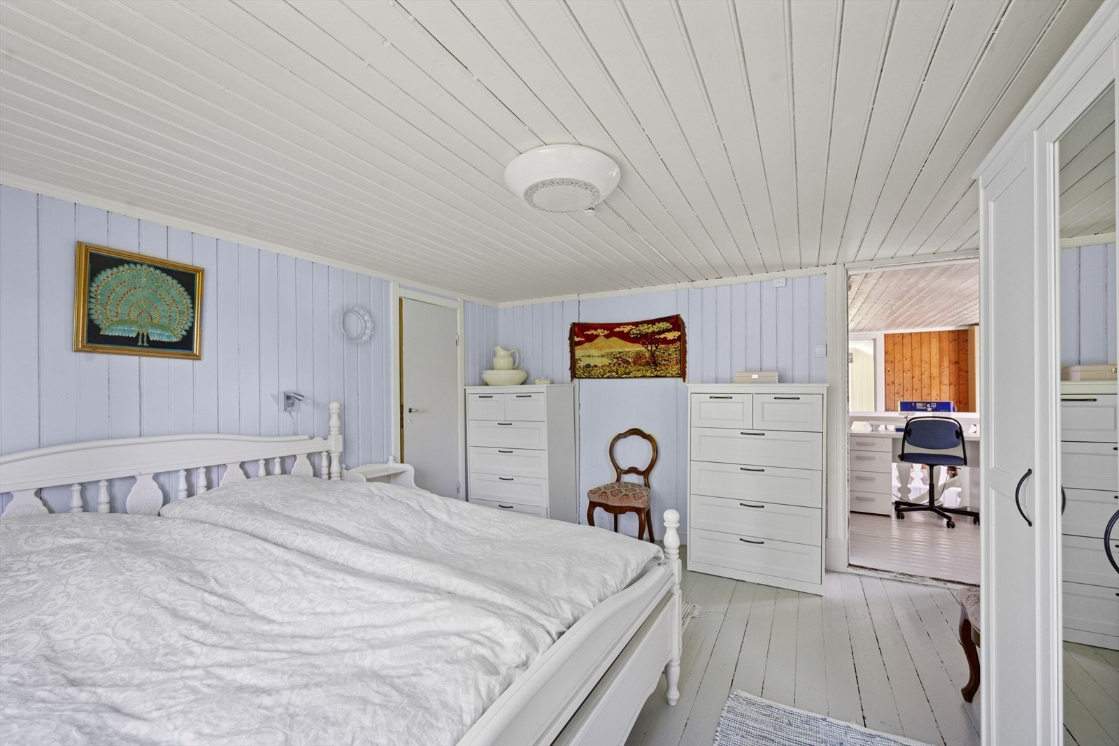 Boligen har tre soverom på loftet. Galleribilde