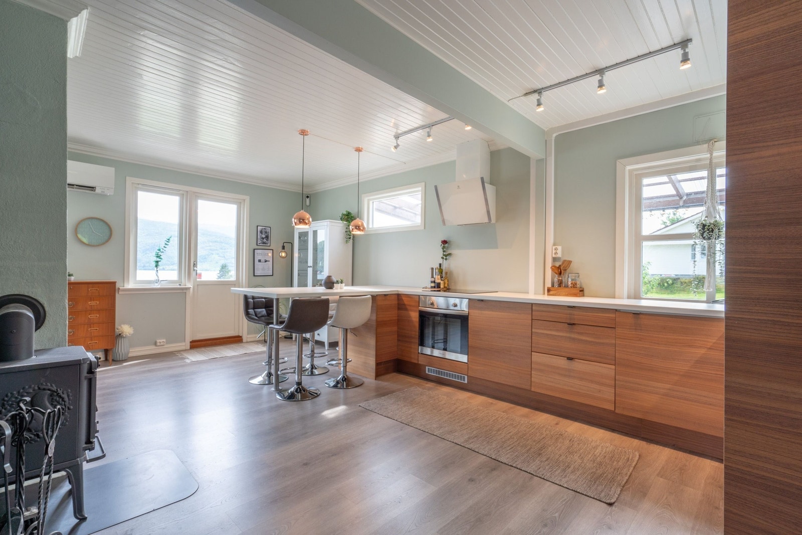 Kjøkken med utsikt Galleribilde