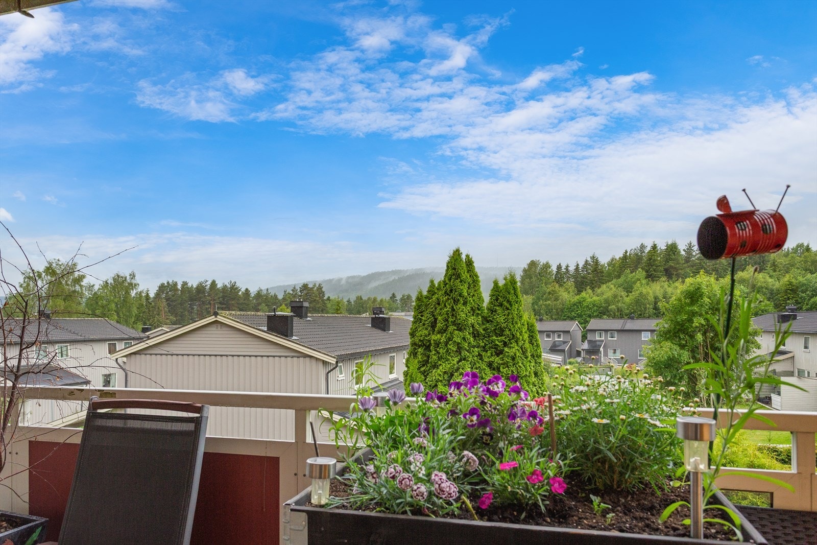 Fra balkongen Galleribilde