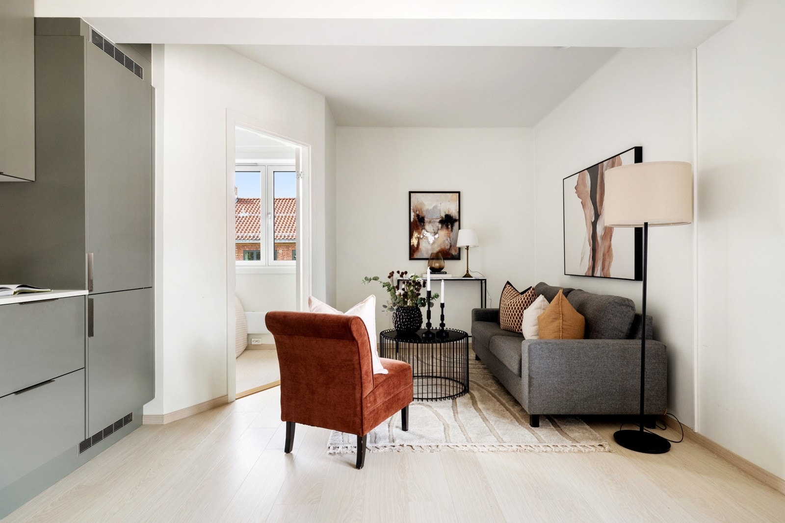 Leiligheten gikk gjennom en omfattende renovering i 2022 Galleribilde