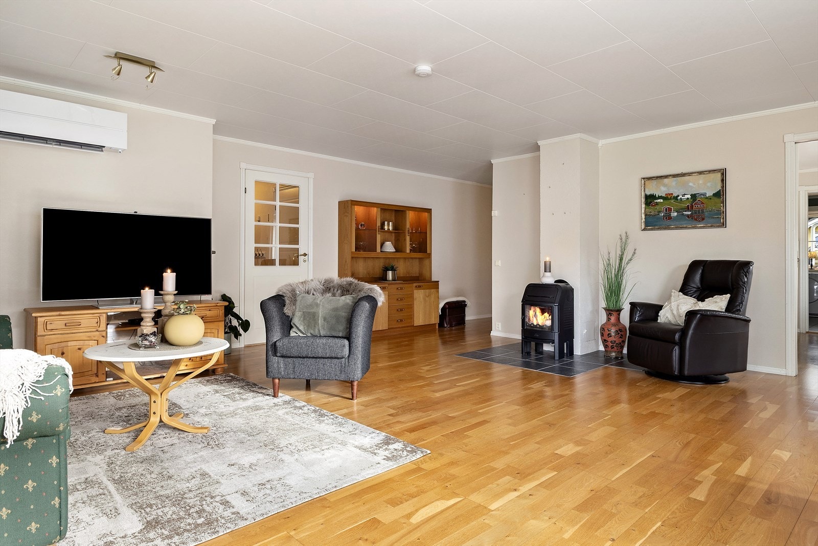 Alt på ett plan; praktisk for familier, komfortabelt for voksne - en bolig som fungerer i alle livsfaser. Galleribilde