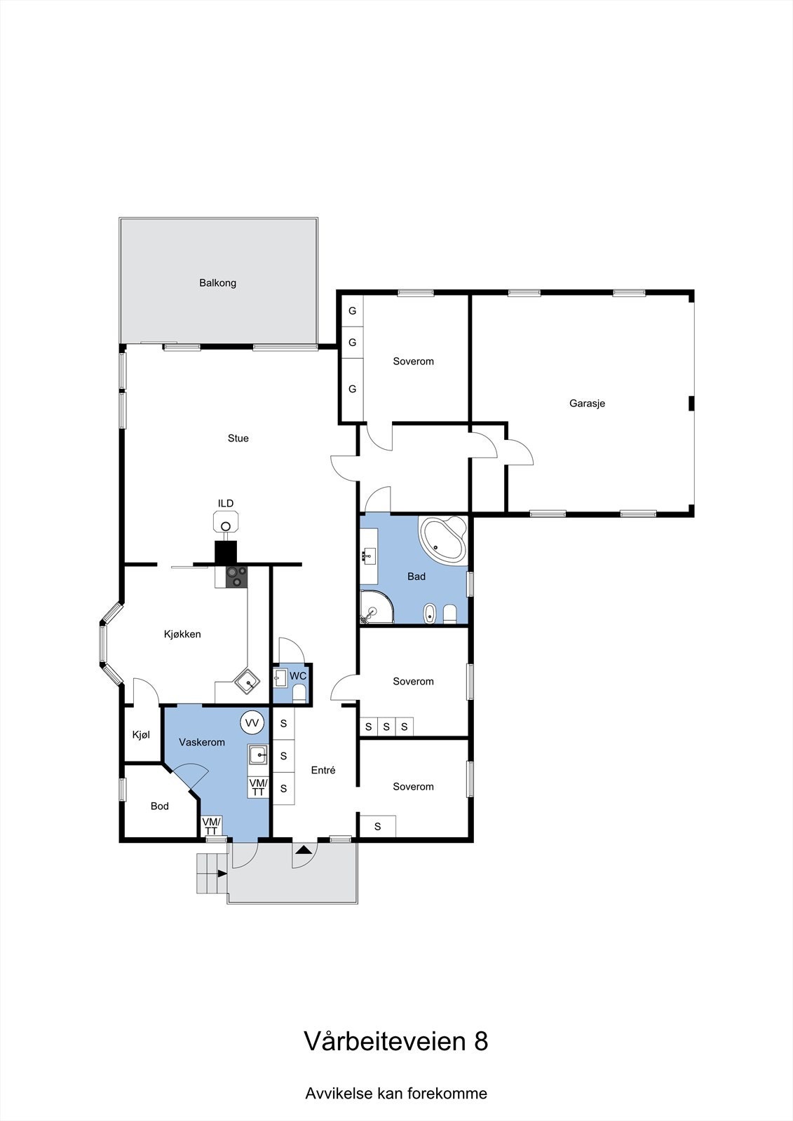 Planskisse Galleribilde