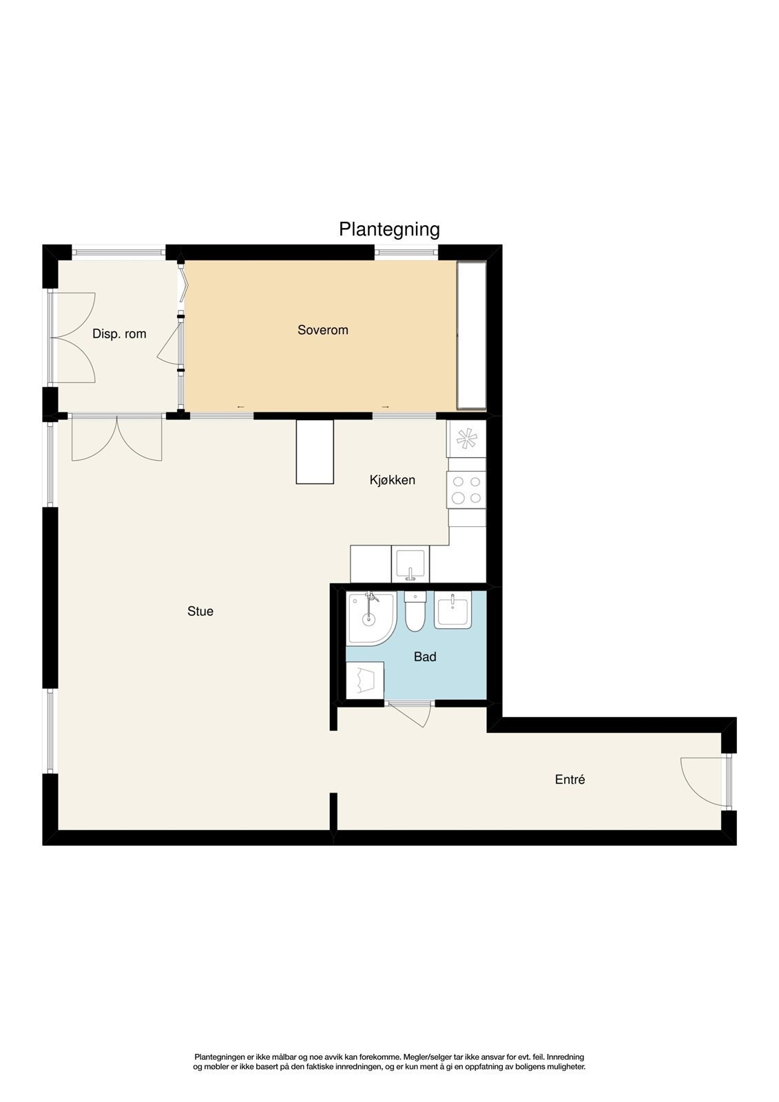 Plantegning Galleribilde