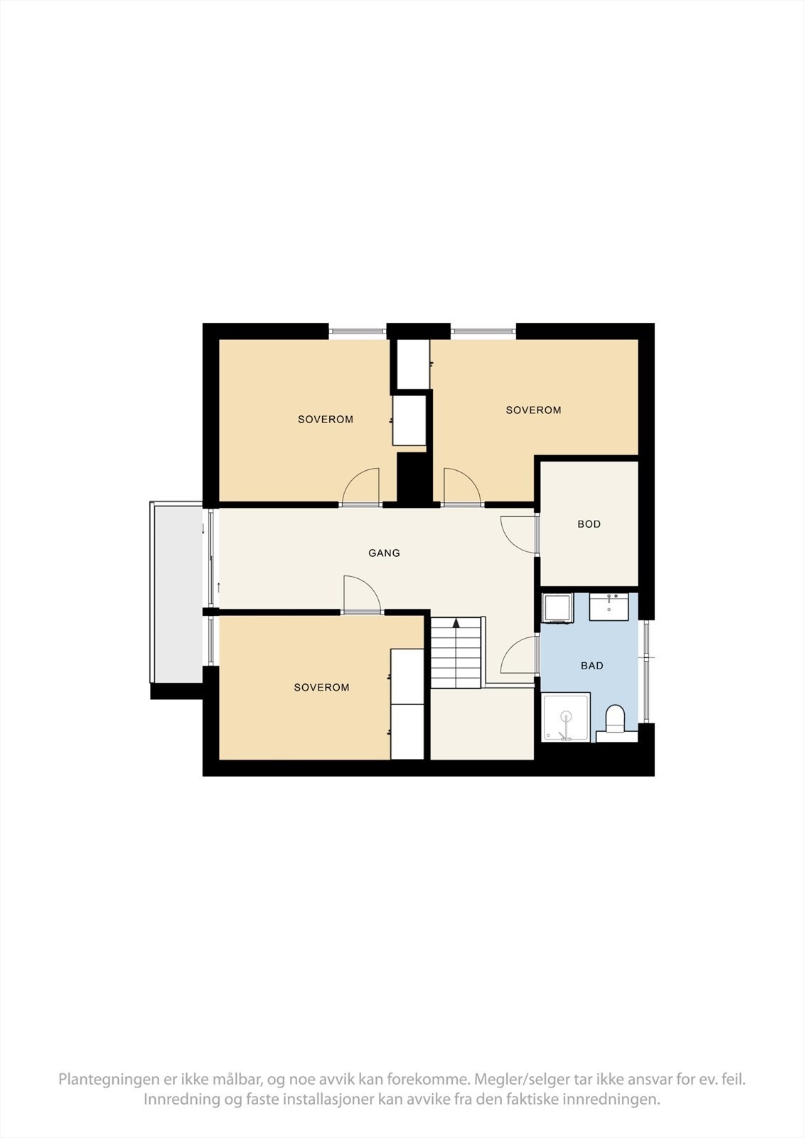 Plantegninger 2. etasje Galleribilde