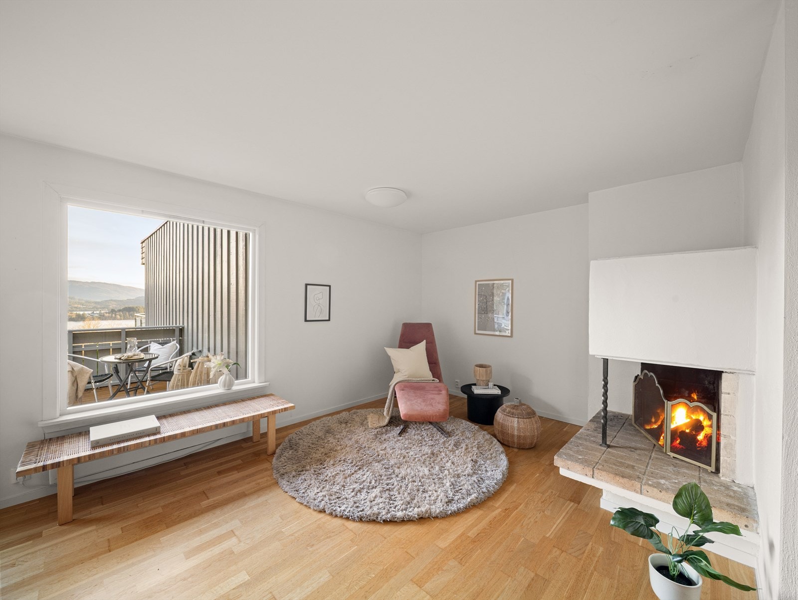 Peisen gir en lun atmosfære Galleribilde