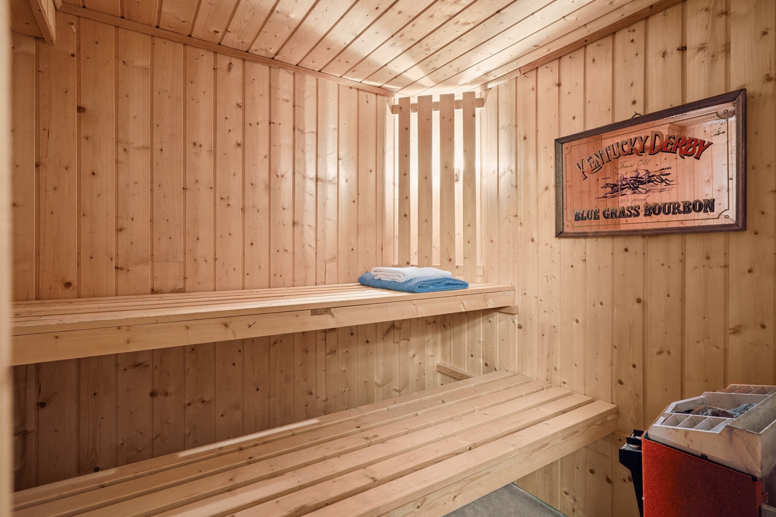 I sokkeletasjen er det badstue, perfekt for kalde vintere. Galleribilde