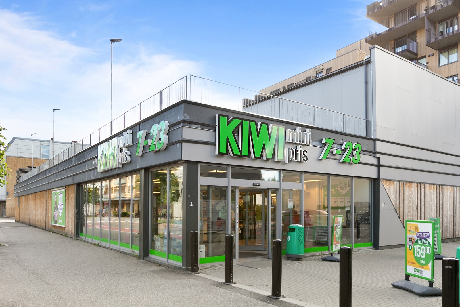 Dagligvarehandelen kan gjøres på en av flere nærliggende matbutikker Galleribilde