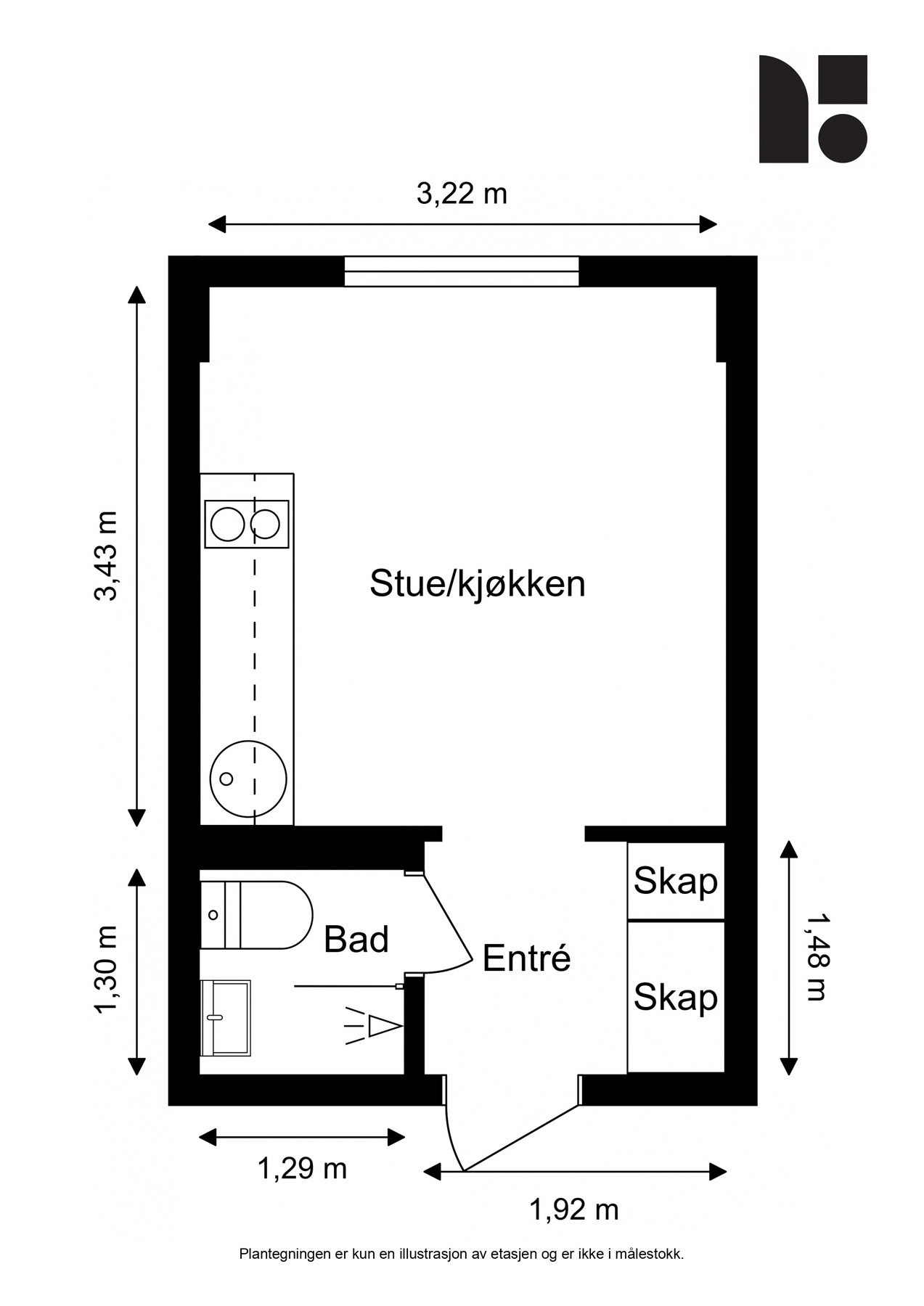 Plantegning Galleribilde