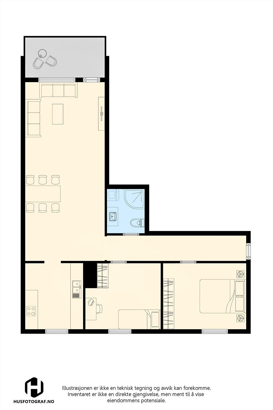 Plantegning Galleribilde