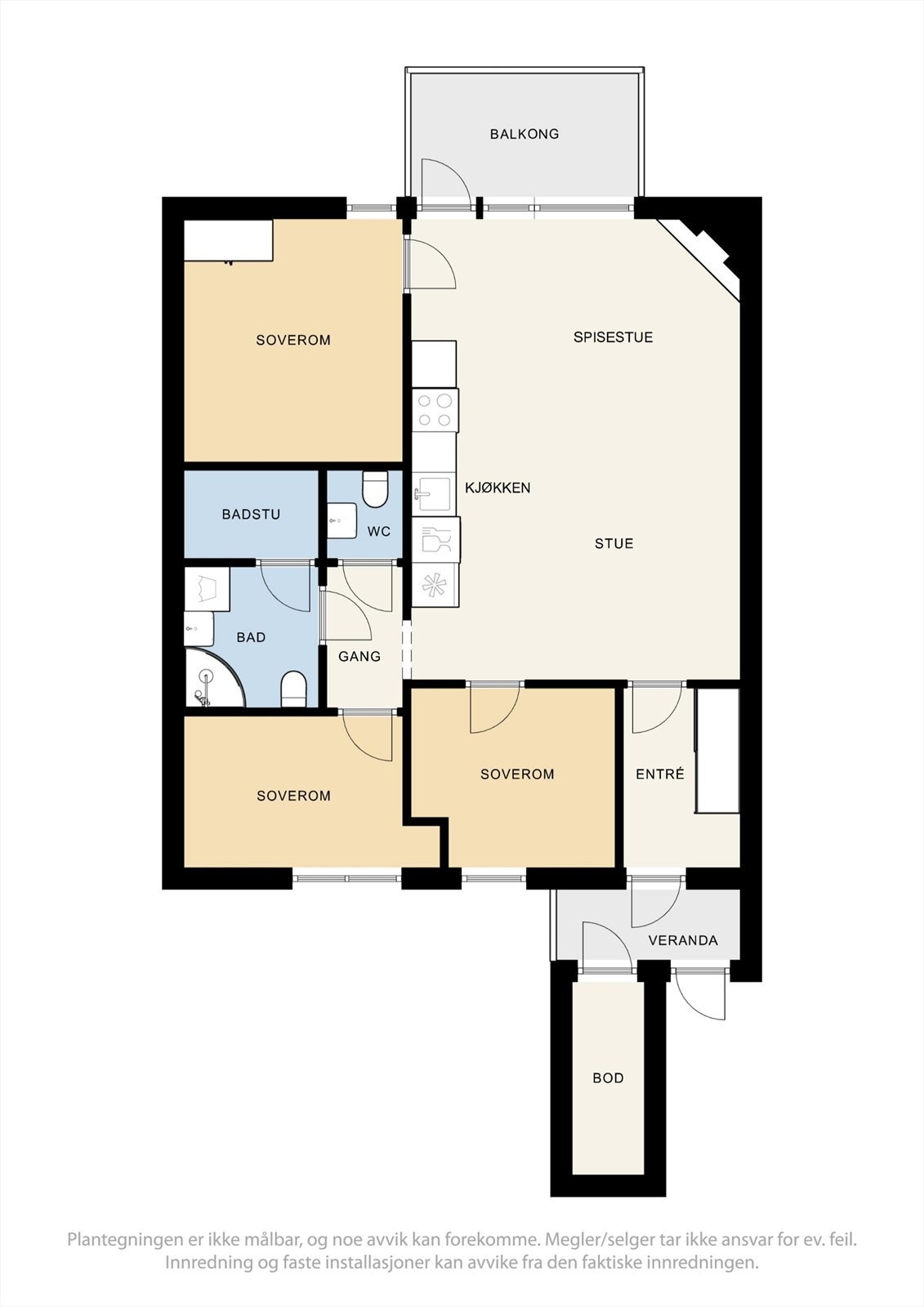 Plantegning Galleribilde