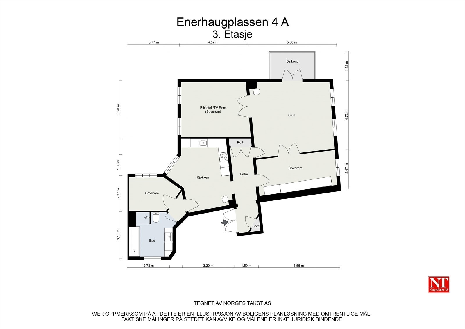 Plantegning Galleribilde