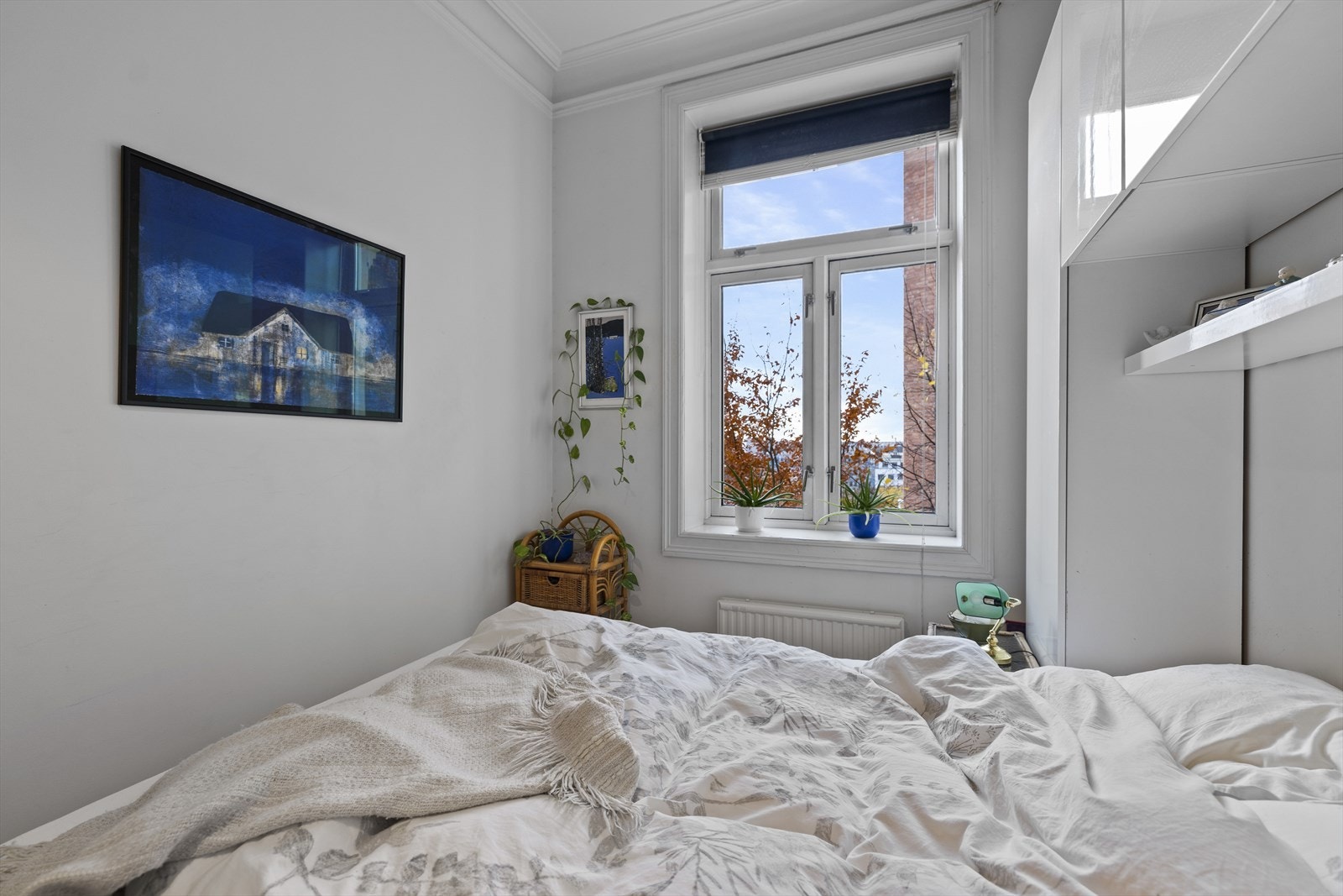 Hyggelig utsikt fra soverommet Galleribilde