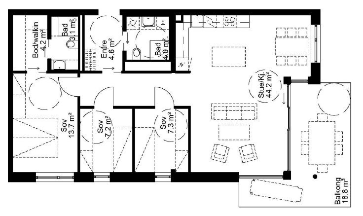 Plantegning Galleribilde