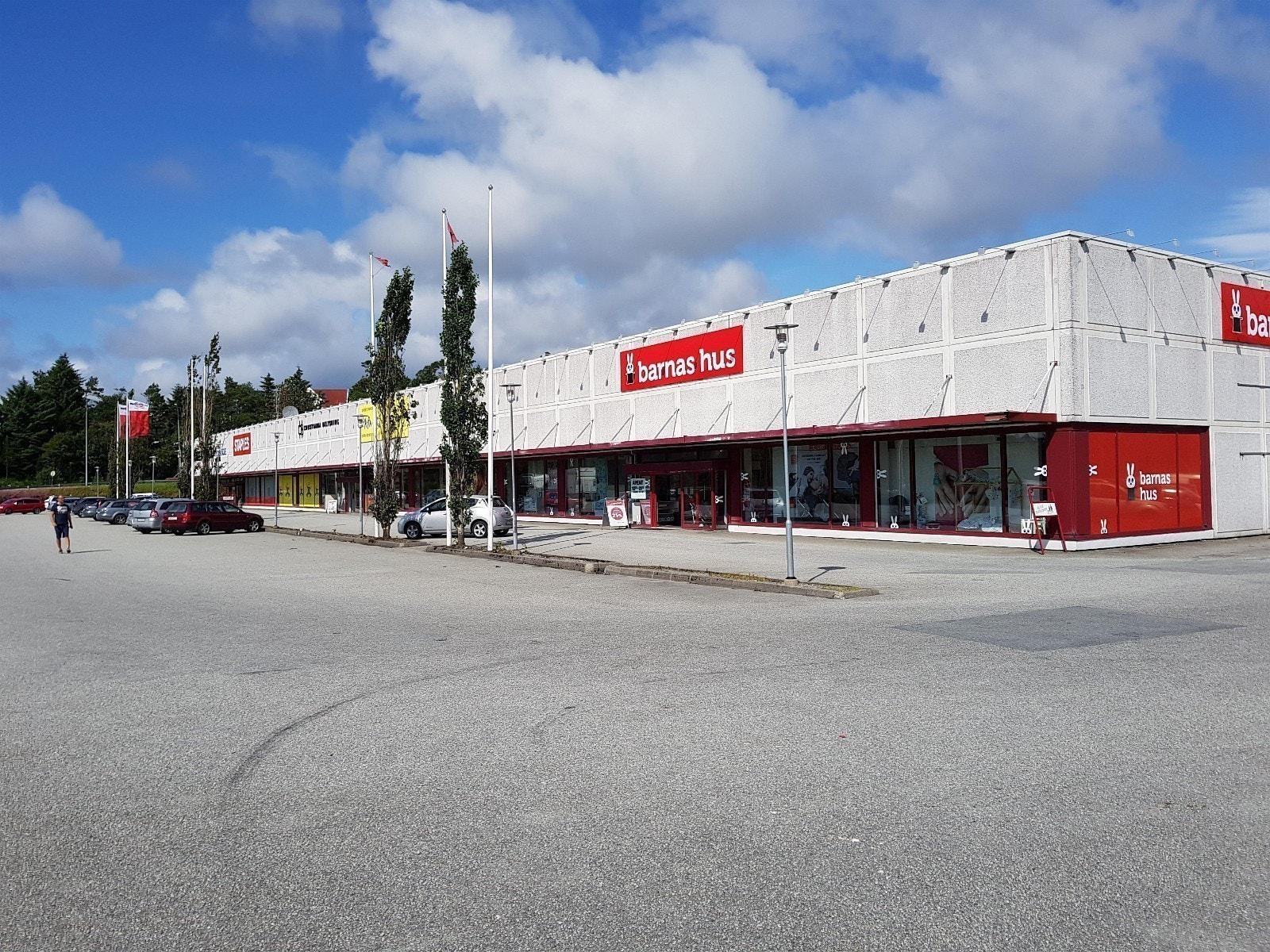 Bilde av senteret fra vest. Galleribilde