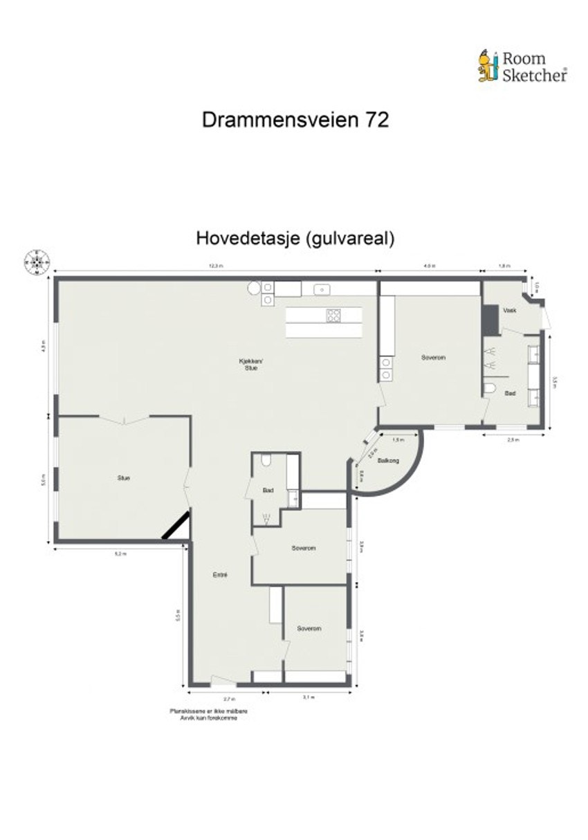 Plantegning Galleribilde