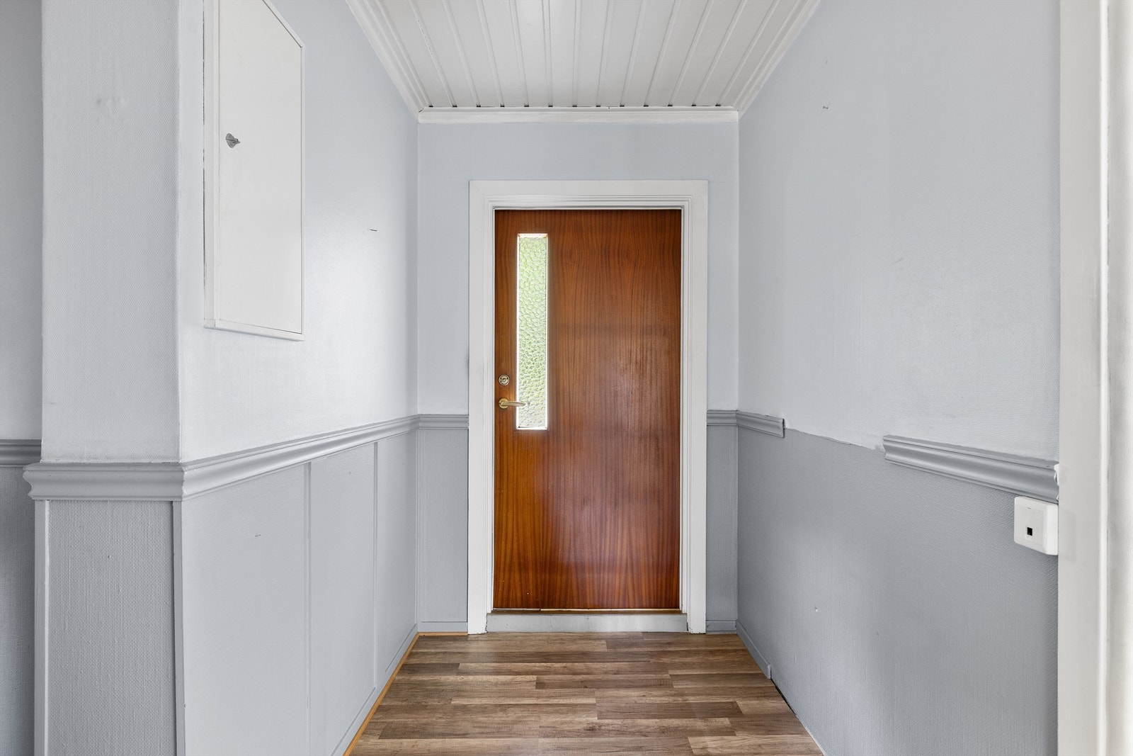 Sikringsskapet er skiftet ut i senere år og tilgjengelig fra entreen i første etasje. Galleribilde