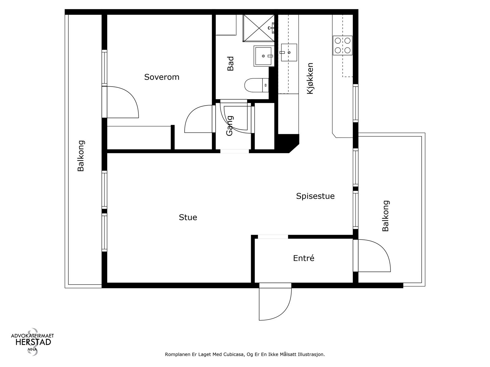 Planskisse - ikke målsatt illustrasjon Galleribilde