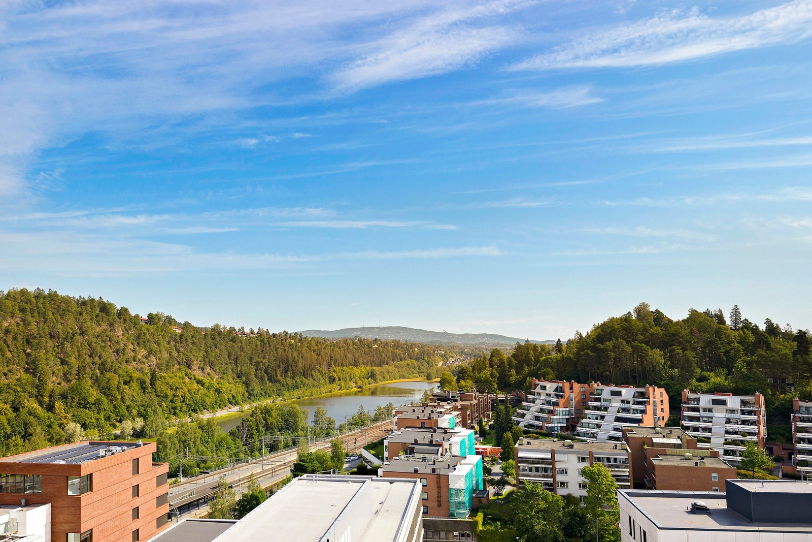 Fantastisk takterrasse. 360 graders utsikt over Oslofjorden, Holmenkollen, Nesøya +++ Galleribilde