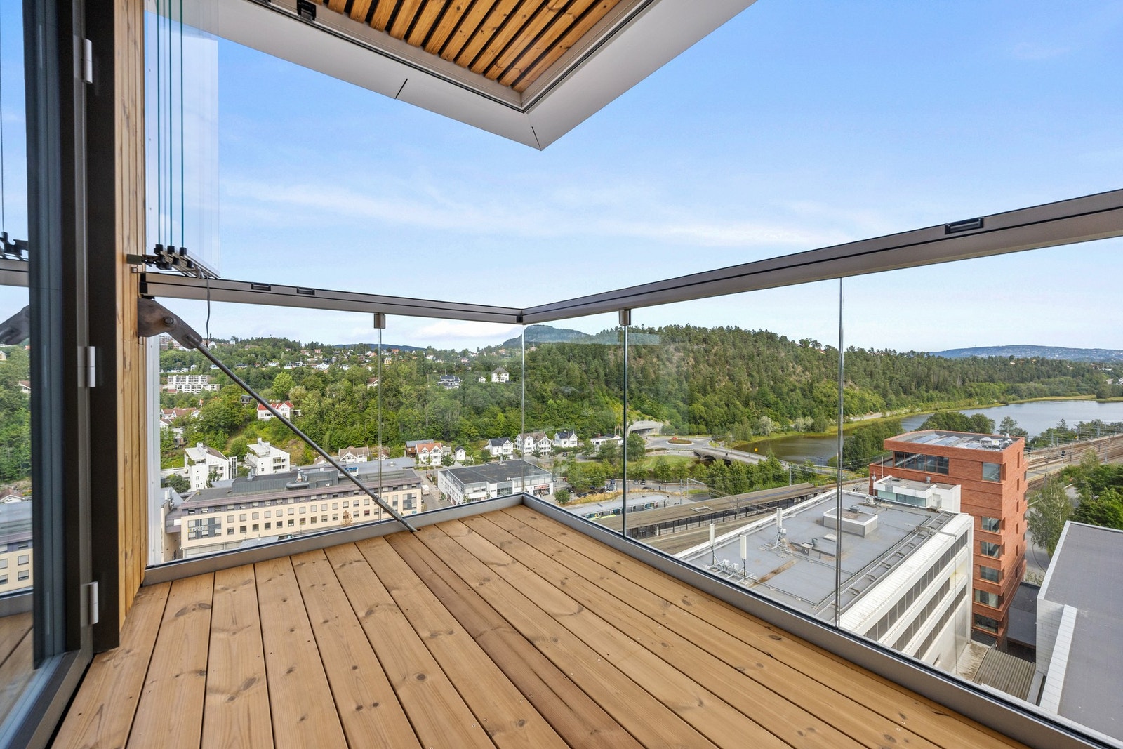 Lekker utsikt fra 13 etasje Galleribilde