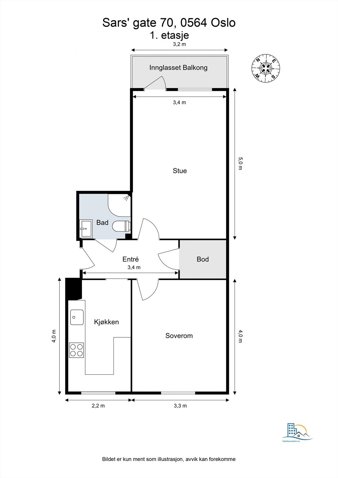 Plantegning Galleribilde