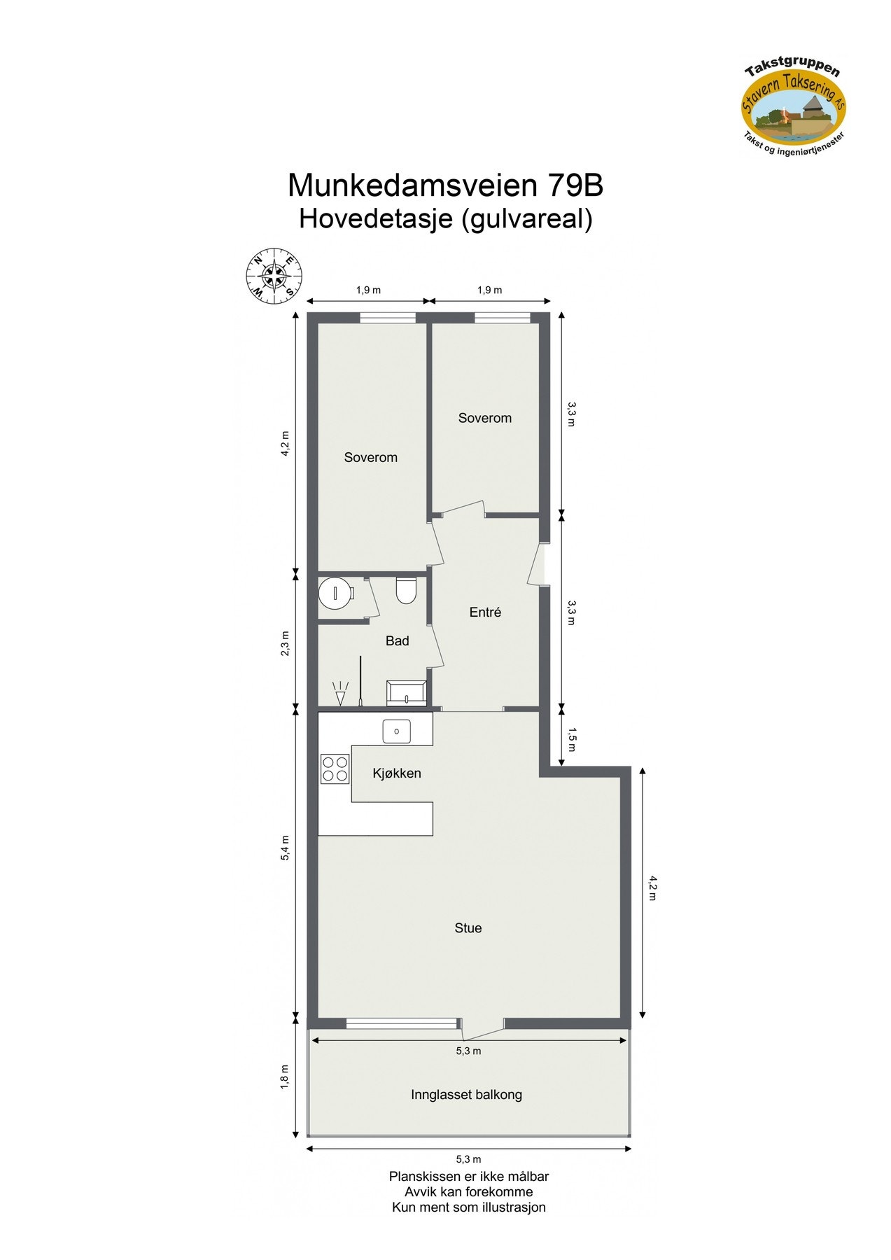 Plantegning Galleribilde