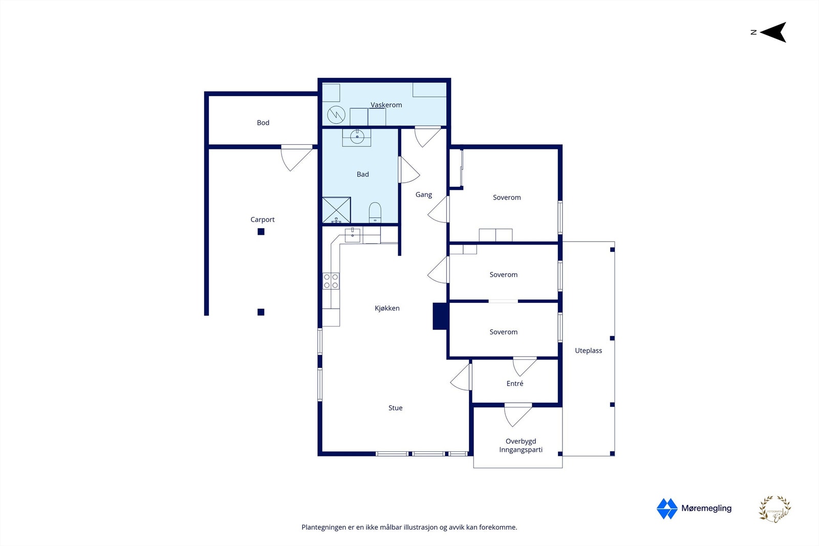 Plantegning Galleribilde