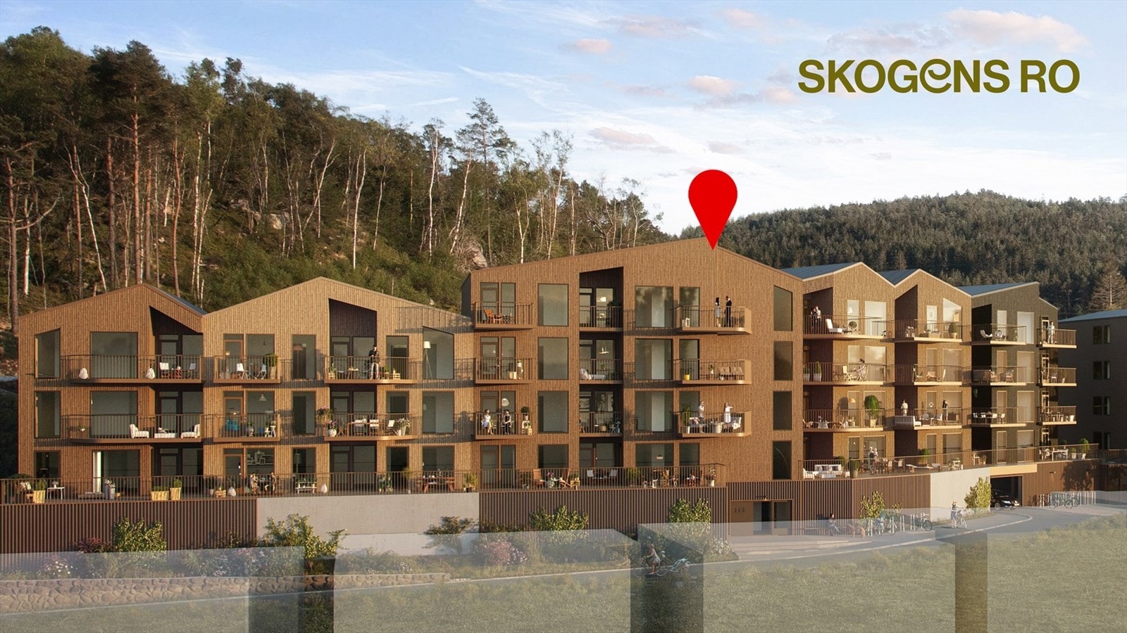 På toppen av Kleivane - fantastisk utsikt til fjell og sjø Galleribilde