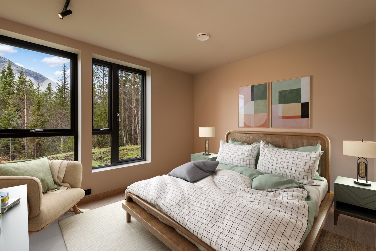 Det er 4 soverom av god størrelse i boligen. Galleribilde