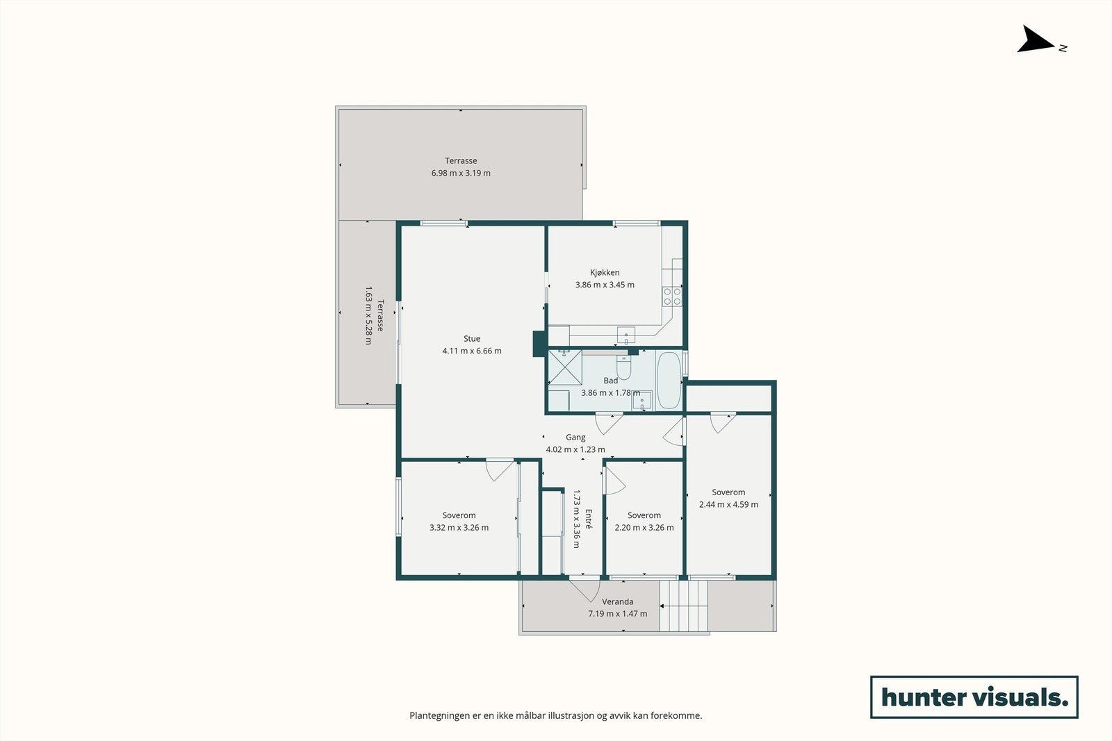 Plantegning Galleribilde
