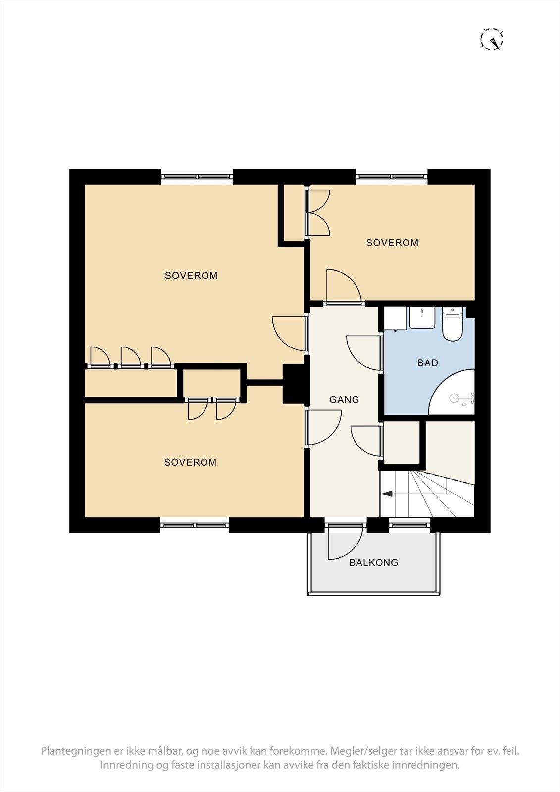 Plantegning 2. etasje. Galleribilde