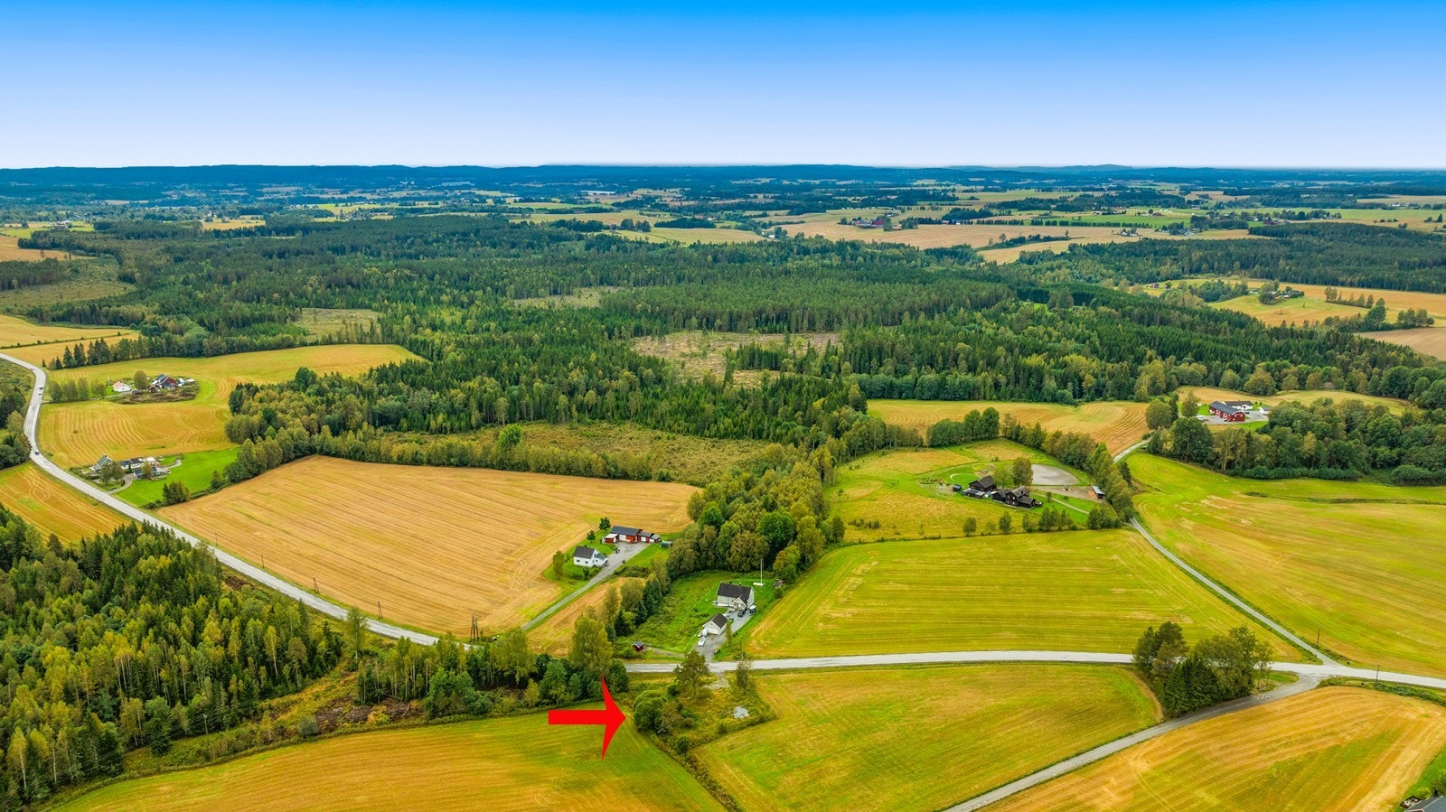 Området byr på gode turmuligheter i skog og mark rett utenfor den fremtidige inngangsdøren. Galleribilde