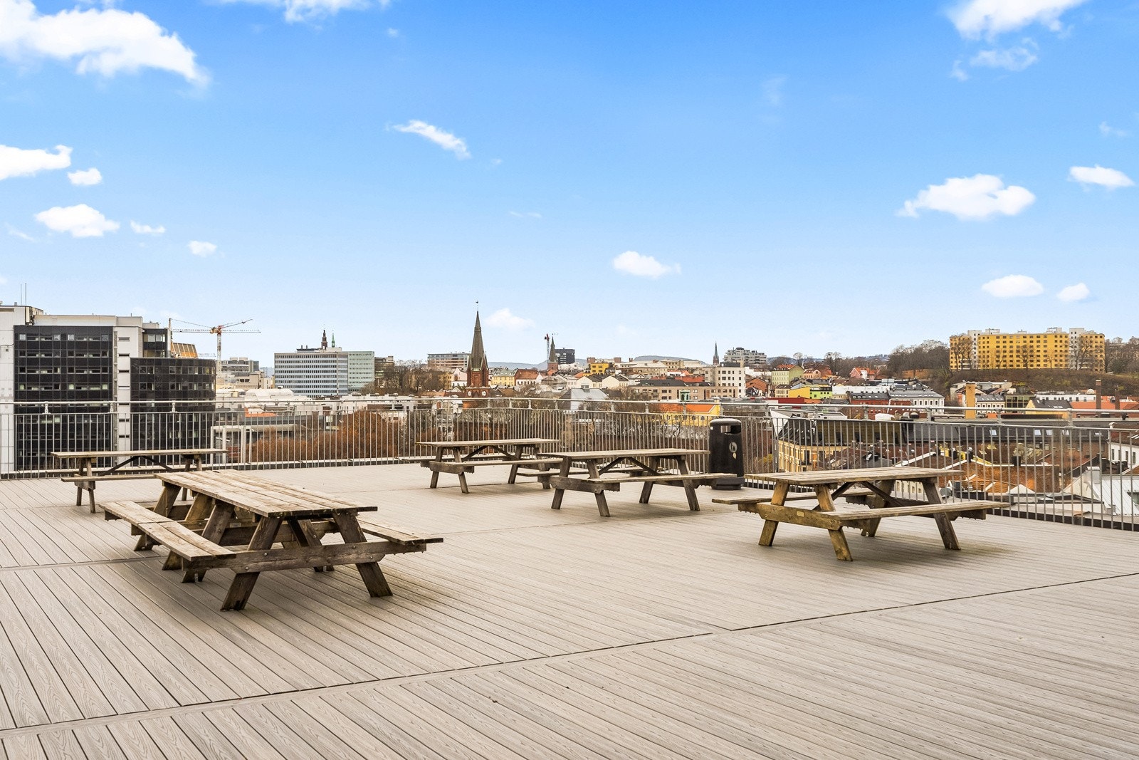 Til glede for beboerne er det en stor, felles takterrasse. Galleribilde