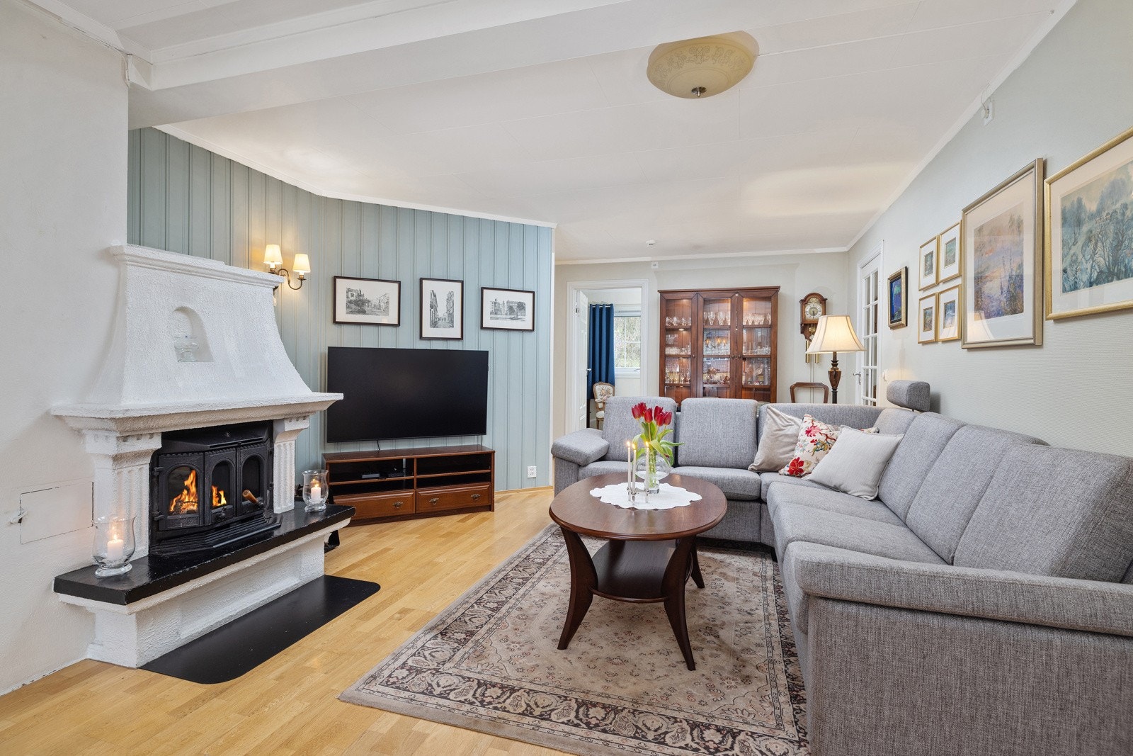 Leiligheten har fin planløsning fordelt på 130 kvm BRA-i. Galleribilde