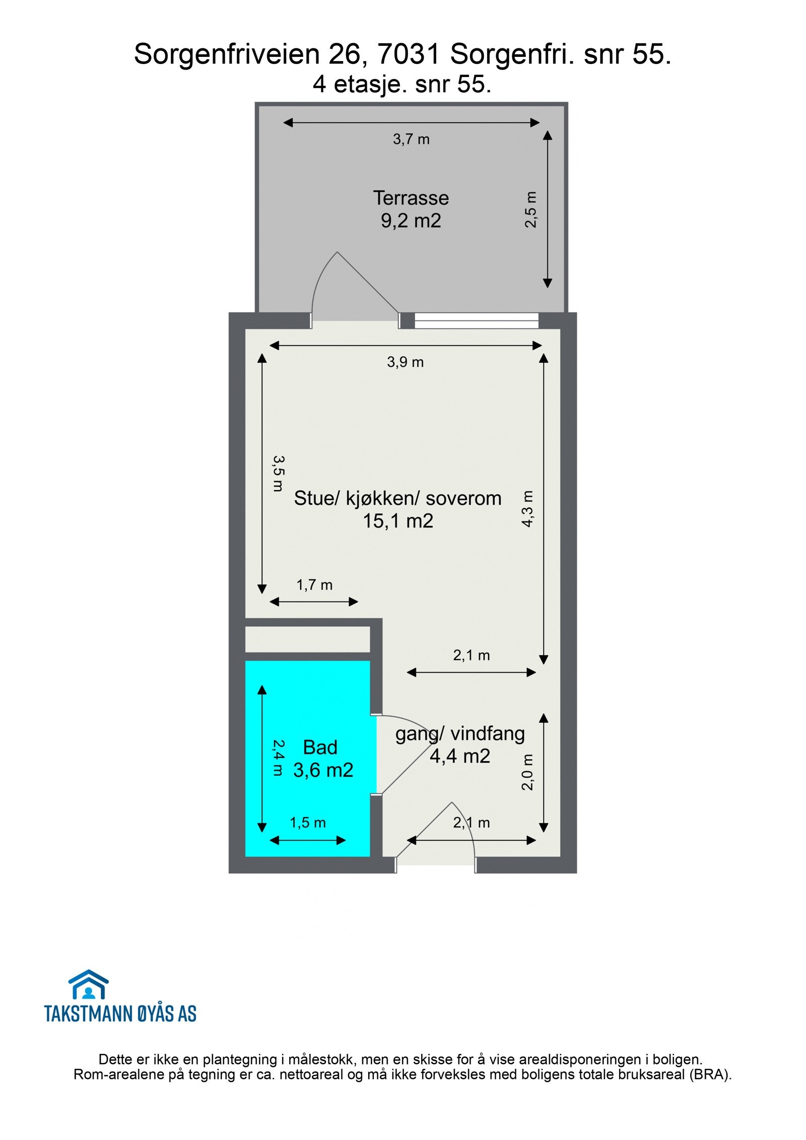 Plantegning | Sorgenfriveien 26 Galleribilde