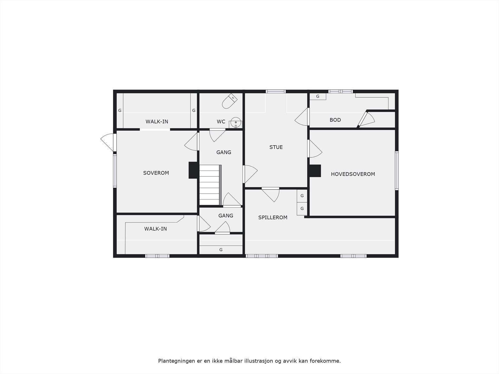 Plantegning 2.etasje. Galleribilde