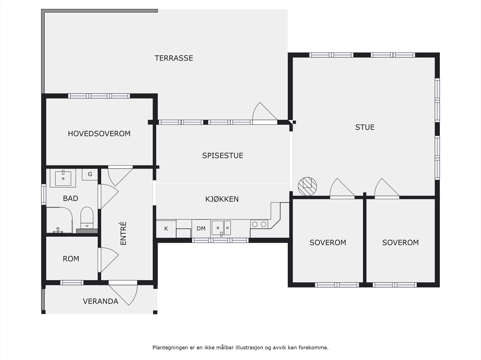 Planskisse. Galleribilde