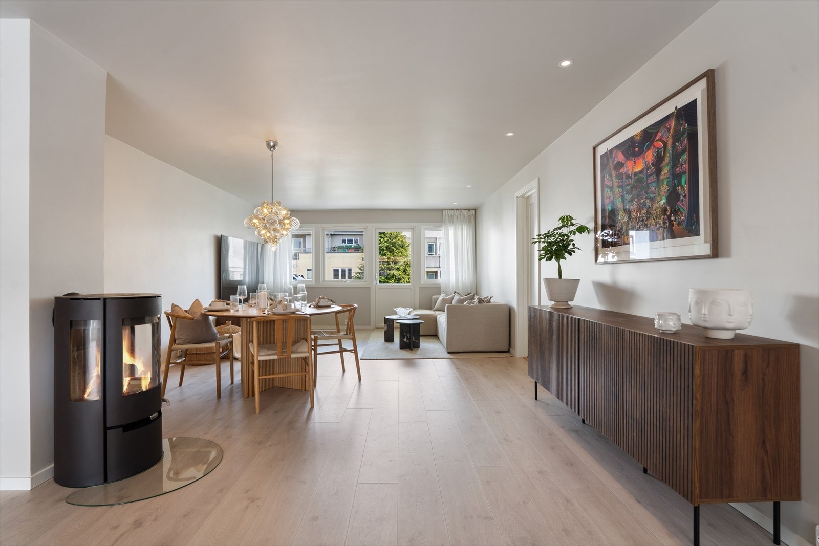 En sosial og åpen løsning som legger til rette for hyggelige stunder med venner og familie. Galleribilde