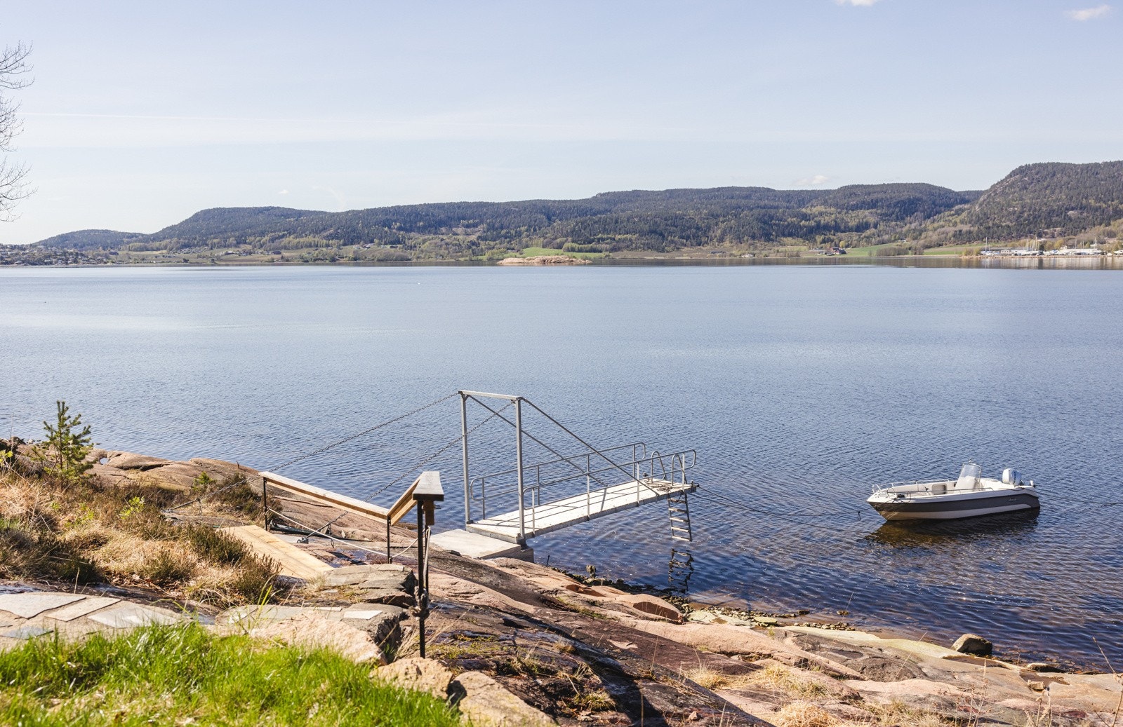 Har er det gode muligheter for et morgenbad. Galleribilde