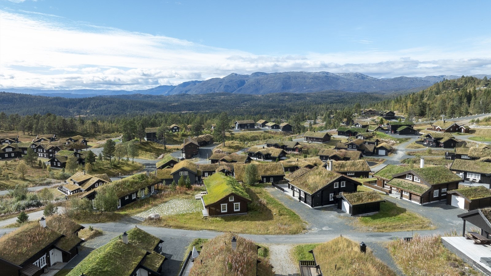 Luftig beliggenhet på romslig, flat og godt utnyttet tomt. Galleribilde