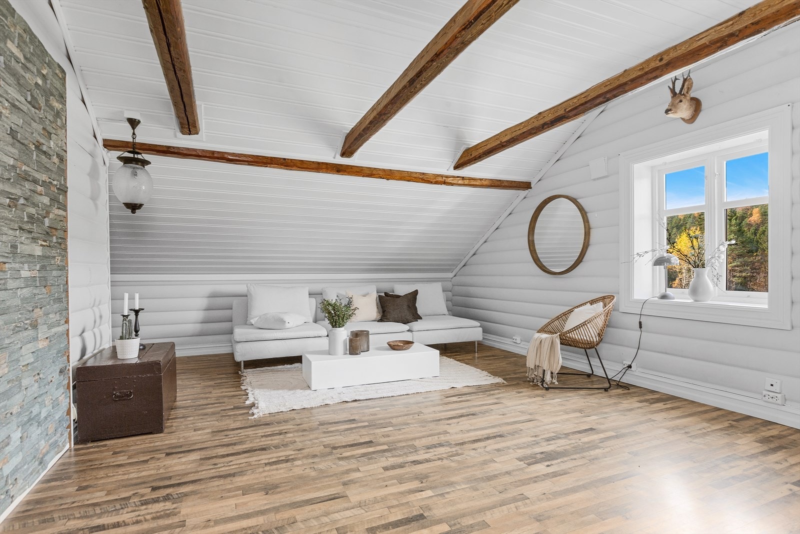 Koselig loftstue Galleribilde